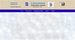 Desktop Screenshot of kjbrickwork.com